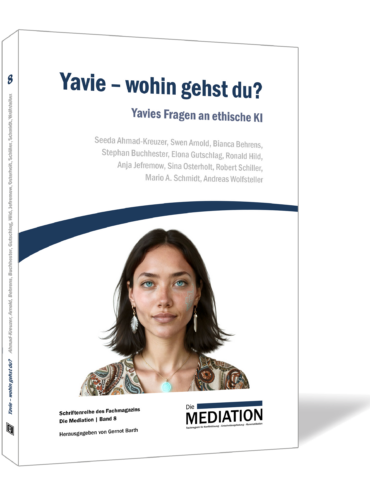 3D-Buchcover "Yavie - wohin gehst du?"