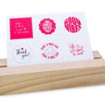 Ministicker "Good Mood" (6 Sticker im Scheckkartenformat)