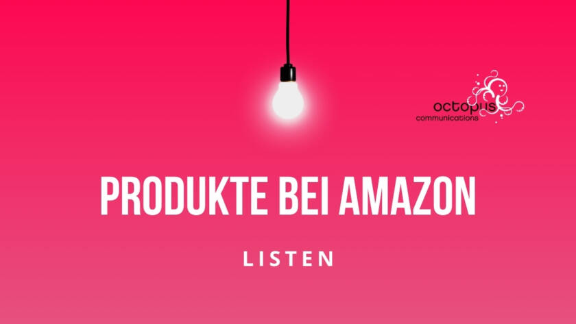 Produkte bei Amazon listen