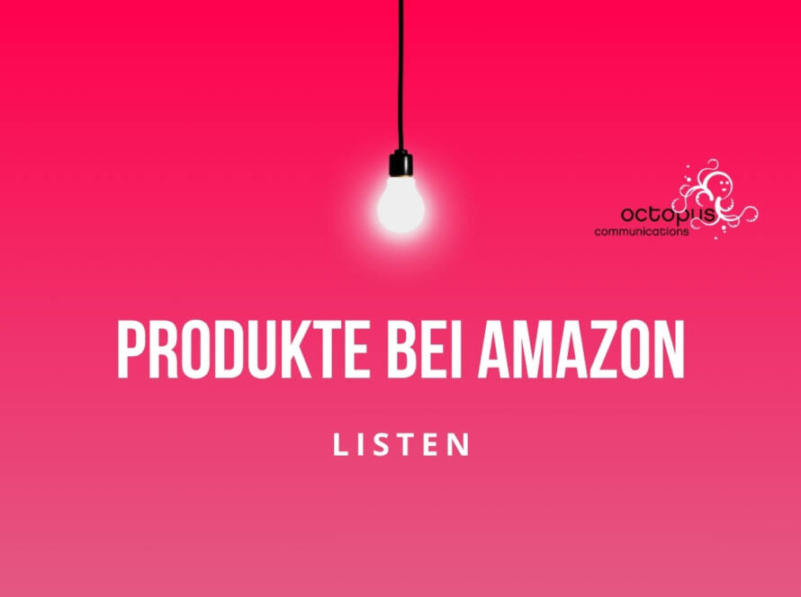 Produkte bei Amazon listen