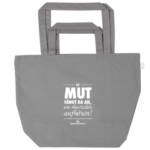 Shopper Baumwolle "Mut fängt da an ..."